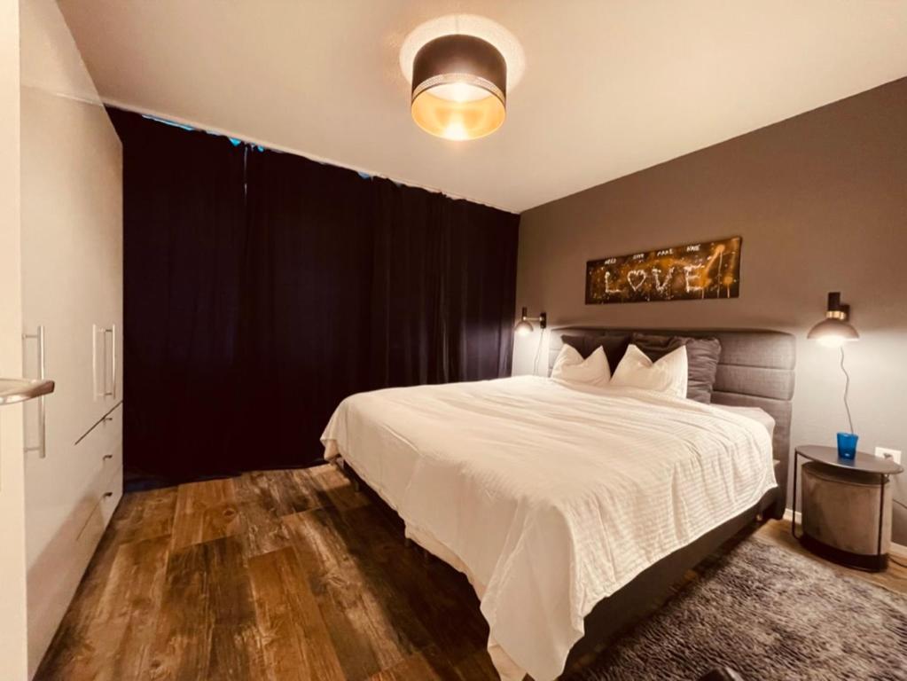 Postel nebo postele na pokoji v ubytování Modern apartment in top location