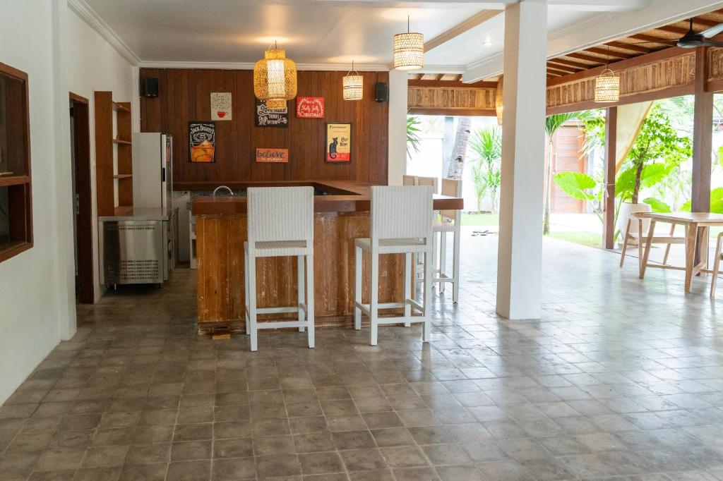 Kuchyň nebo kuchyňský kout v ubytování Villa Tahid