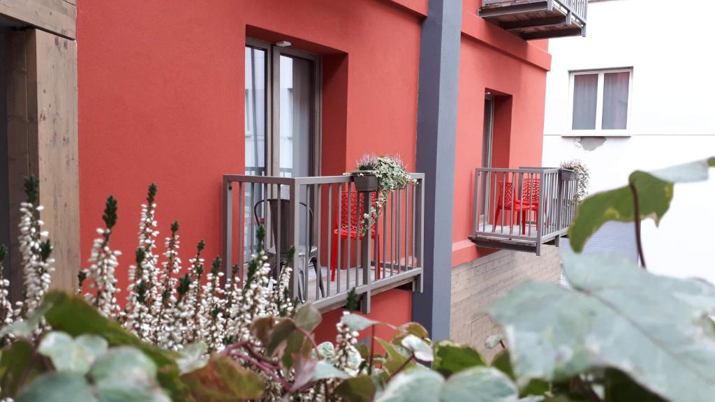 Balkón nebo terasa v ubytování B&B Corte Rossa