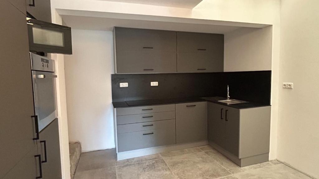Kuchyň nebo kuchyňský kout v ubytování Helfant Luxembourg Standard Double Room 7