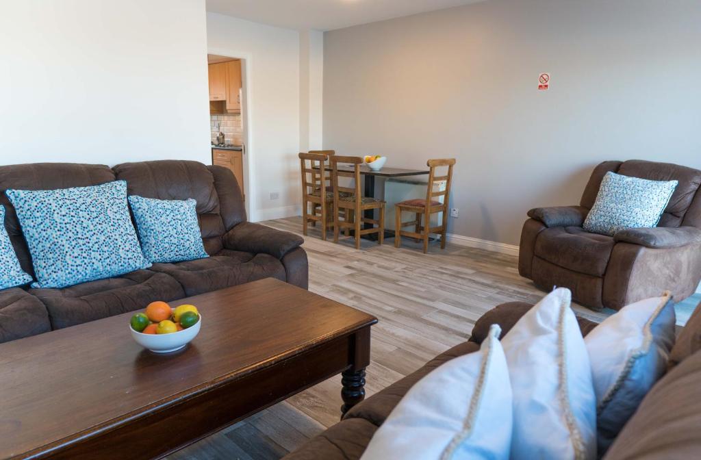 Posezení v ubytování Glancys Accomadation
