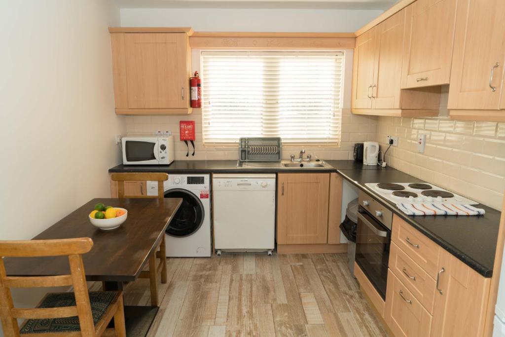Kuchyň nebo kuchyňský kout v ubytování Glancys Accomadation