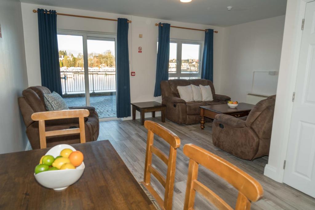 Posezení v ubytování Glancys Accomadation