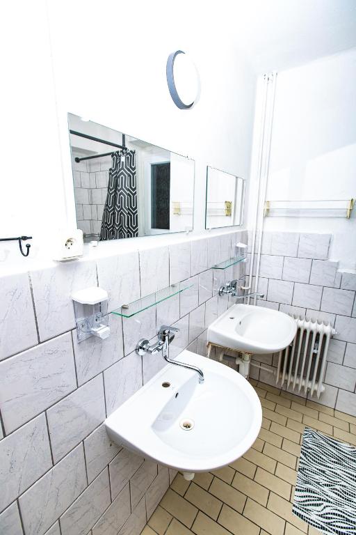 Koupelna v ubytování Ubytovanie AJKA