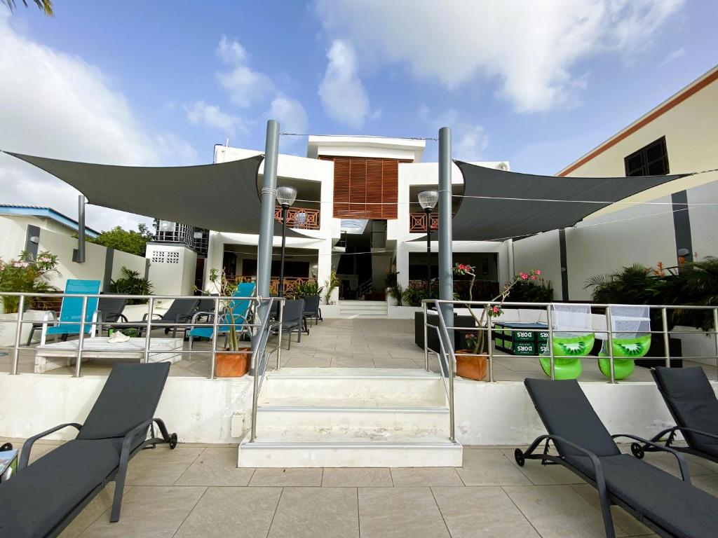 Restaurace v ubytování Tortuga Apartments Lagun