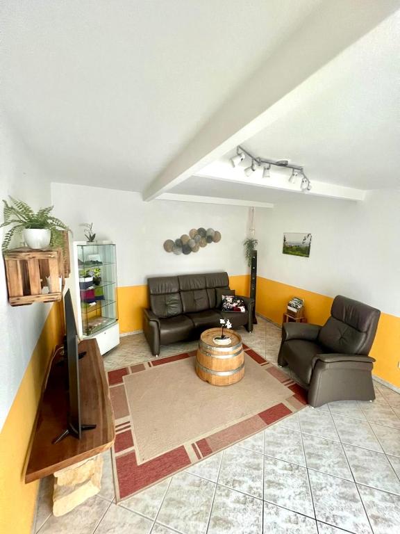 Posezení v ubytování Ferienwohnung Vino Palatina