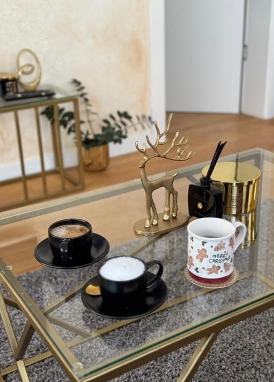 Kaffi- og teaðstaða á Apartman Little fox Divčibare