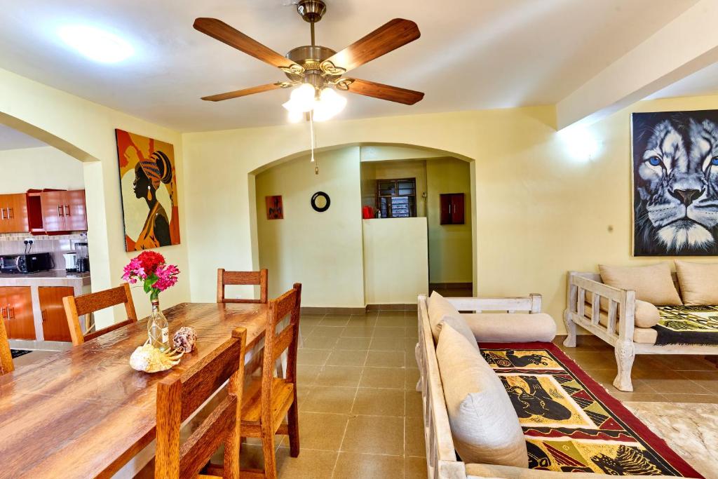 Posezení v ubytování Diani Beach Gold Apartments