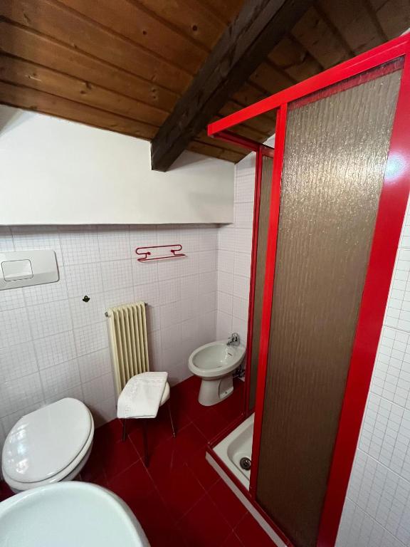 Koupelna v ubytování Hotel Isabel