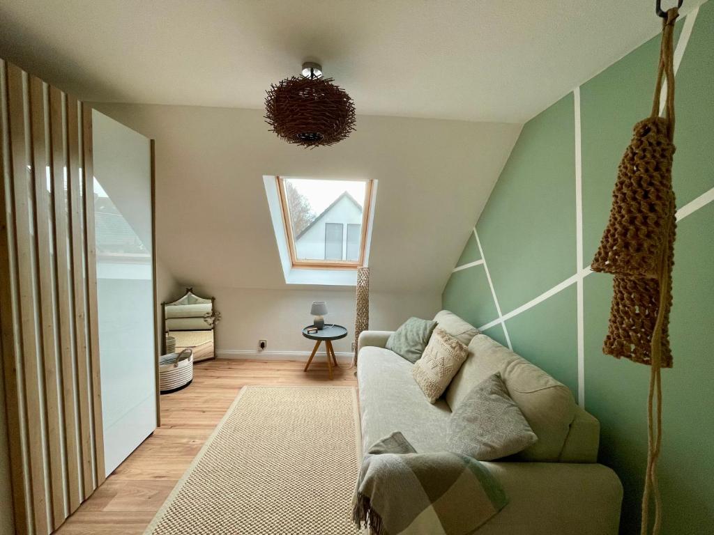 Posezení v ubytování Ferienhaus Biedermann