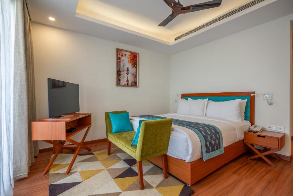 Postel nebo postele na pokoji v ubytování Welcomhotel By ITC Hotels, Jim Corbett