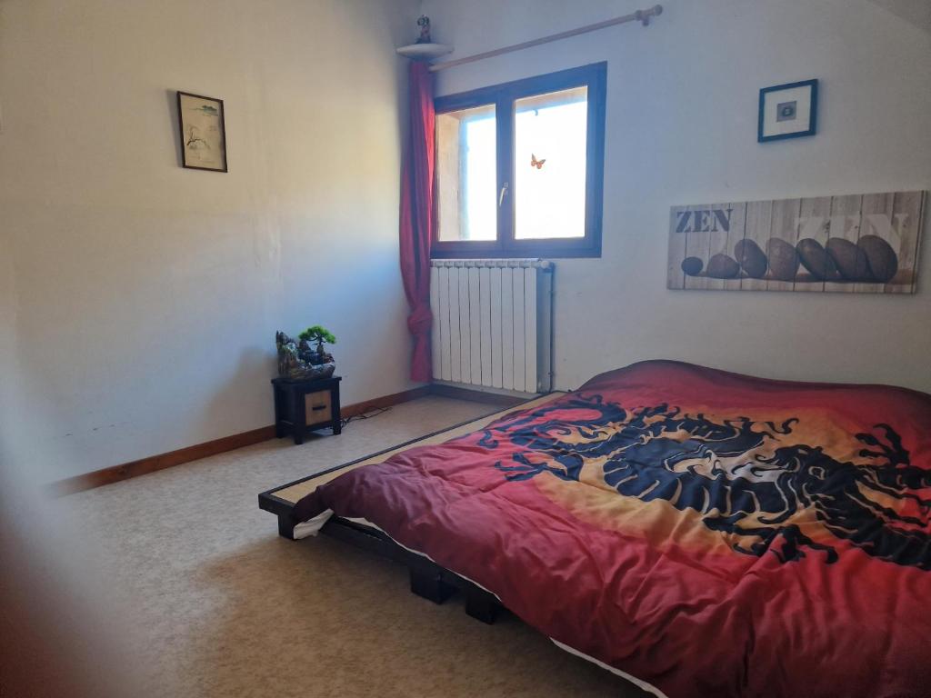 Postel nebo postele na pokoji v ubytování Gite de la Draye