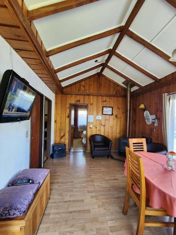 Un lugar para sentarse en Cabañas Kernayel