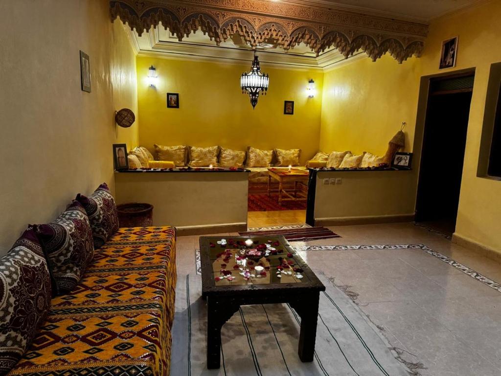 Posezení v ubytování Riad dar Malak