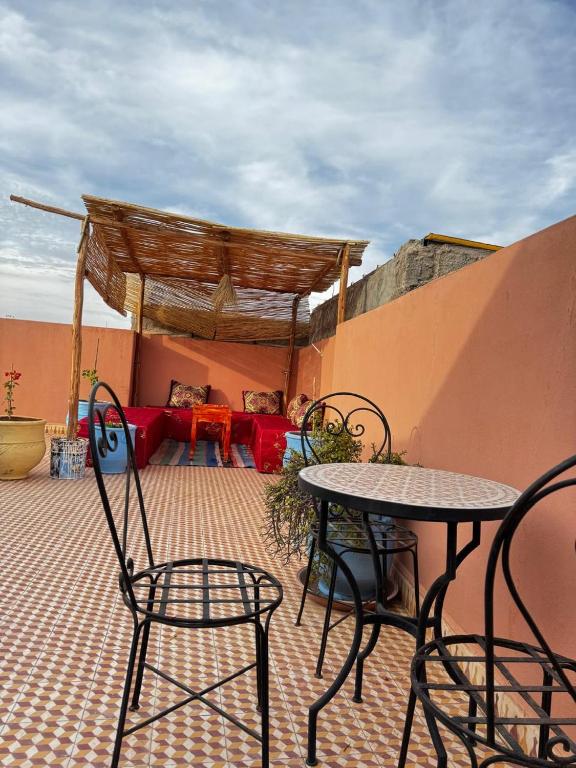 Patio nebo venkovní prostory v ubytování Riad dar Malak