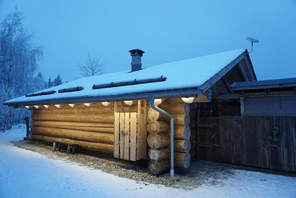 Chalet Vogelkirsche v zimě