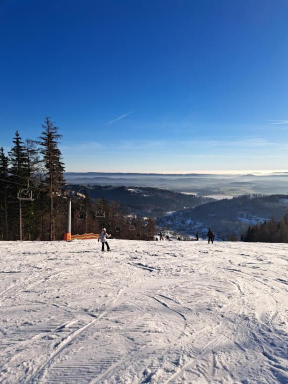 Apartmán Rozárka Černý Důl v zimě