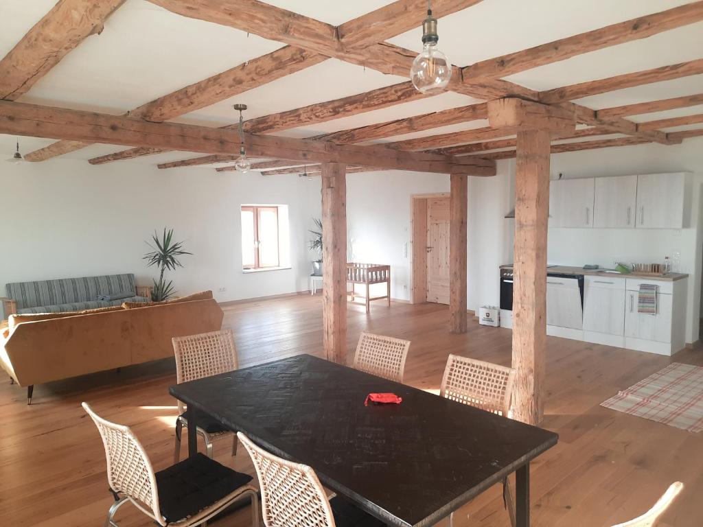 Kuchyň nebo kuchyňský kout v ubytování Am Kapferhof