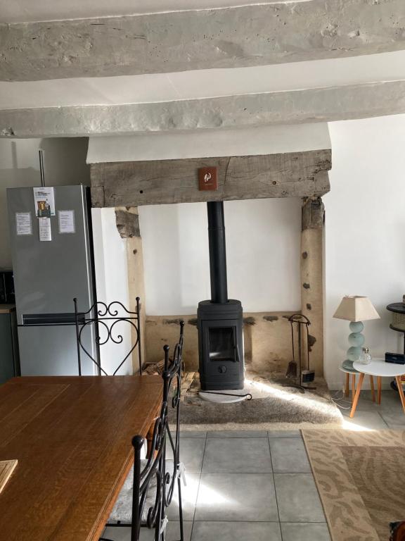 Posezení v ubytování Charmant gîte entre vallée de la Rance et côte d'Emeraude