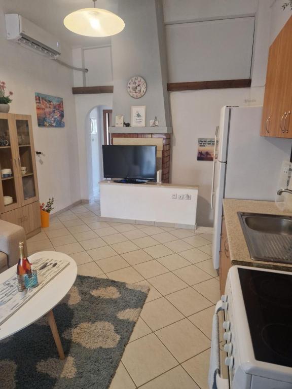 Kuchyň nebo kuchyňský kout v ubytování Pamys House