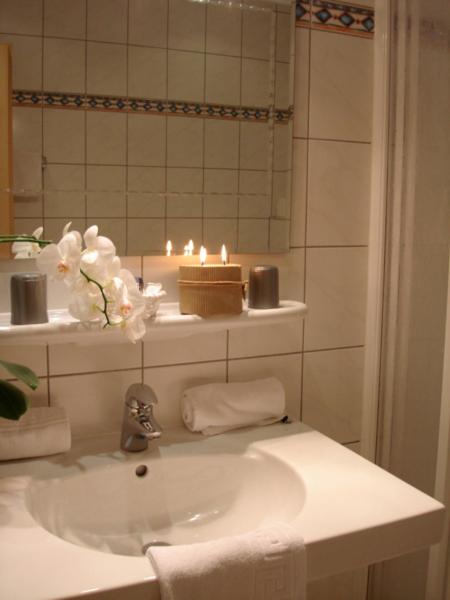 Koupelna v ubytování Hotel zur Post