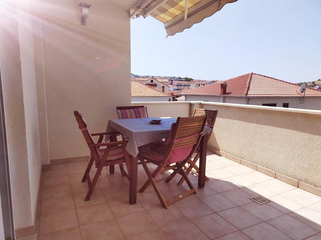 Balkón nebo terasa v ubytování T&T Sea View Apartments