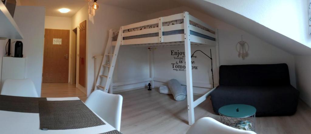 Χώρος καθιστικού στο Apartmán v Bavorském lese 1