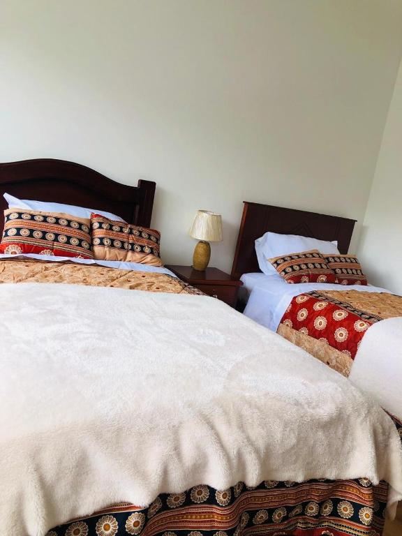 Uma cama ou camas num quarto em Rincon Arrayán