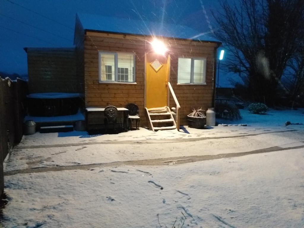 The Crossing Retreat,Cabin,R95TH5C durante el invierno