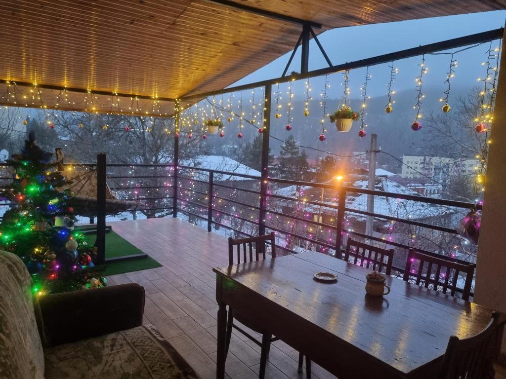 Restaurant o un lloc per menjar a Guest House Sando