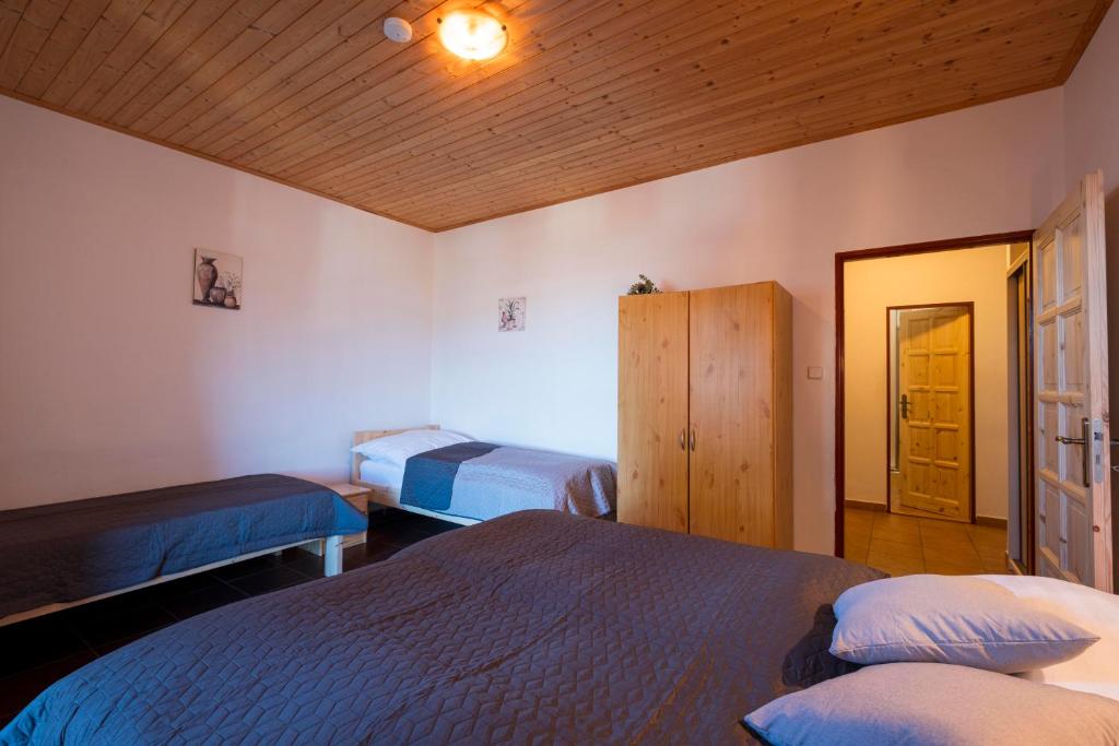 Postel nebo postele na pokoji v ubytování Panorama Kobylnice