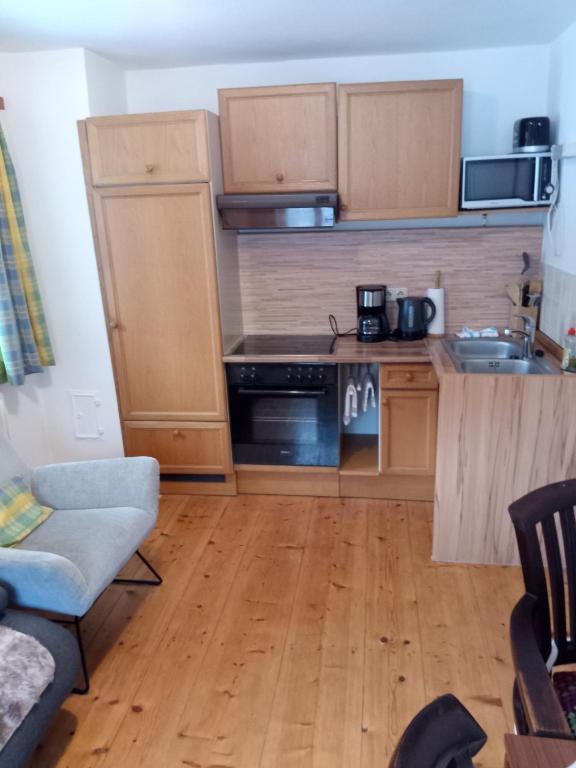 Kuchyň nebo kuchyňský kout v ubytování Haus Mühlgraben