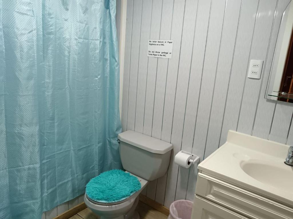 Koupelna v ubytování Hostal Reymar