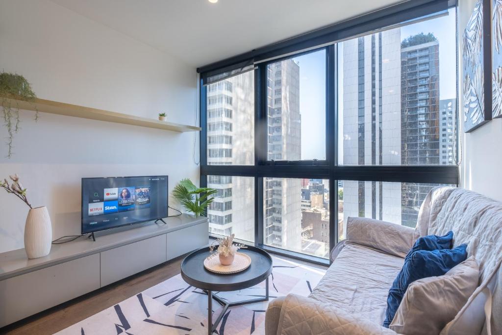 Relaxed 1br1ba City View Apt Wifi In Cbd - Apartamento De Una Habitación