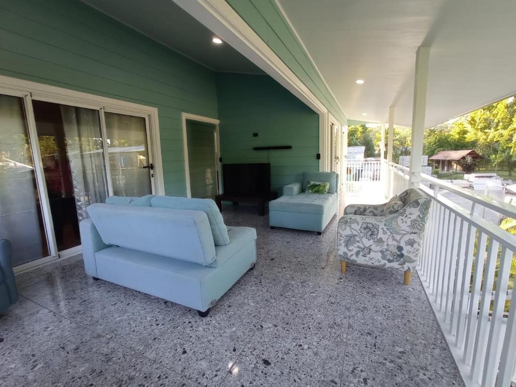 Khu vực ghế ngồi tại Casa Cocles