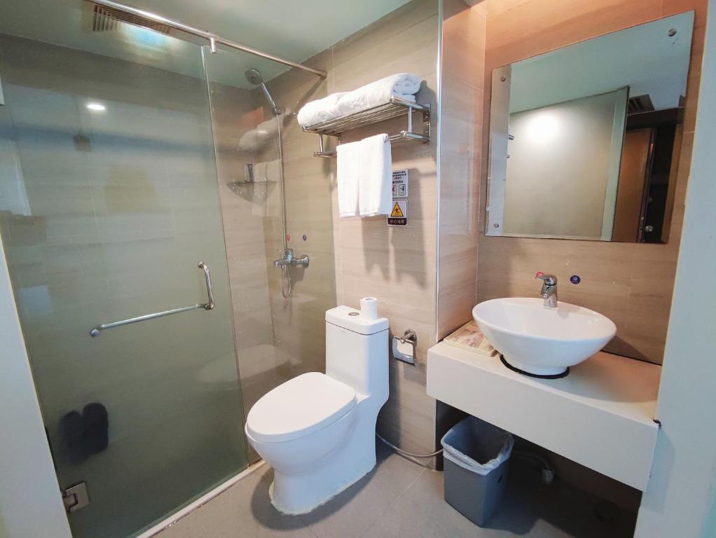 Koupelna v ubytování Shenzhen Xinghua Hotel