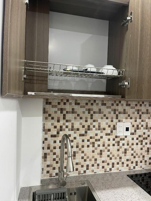 Kuchyň nebo kuchyňský kout v ubytování Era Apartment - Chùa Láng