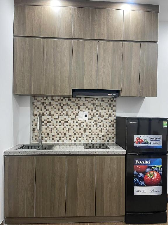 Kuchyň nebo kuchyňský kout v ubytování Era Apartment - Chùa Láng