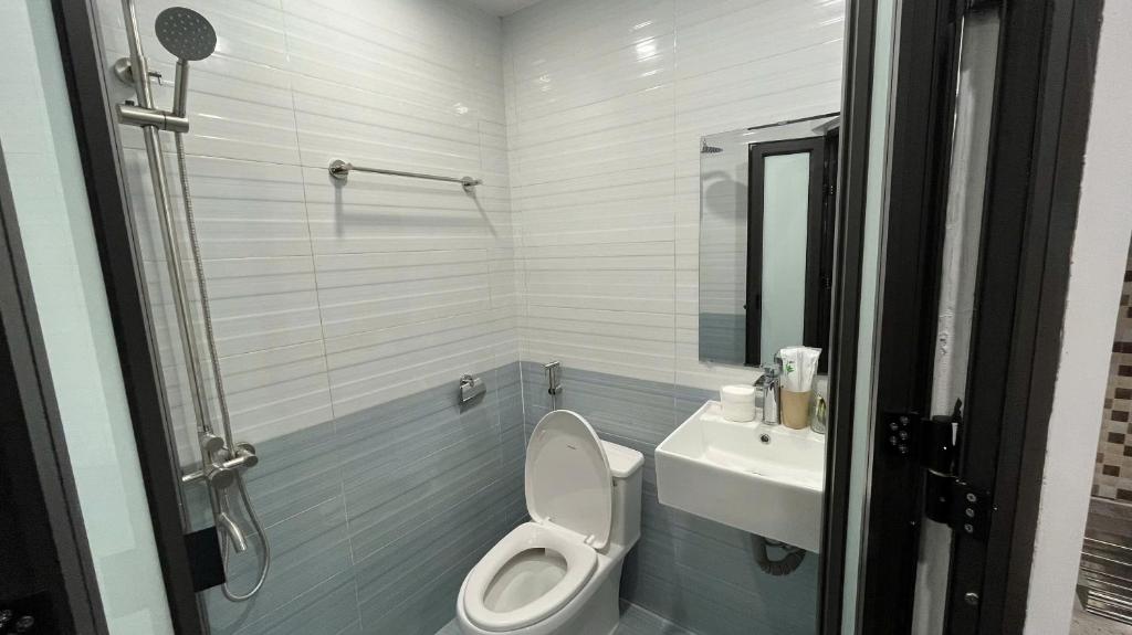 Koupelna v ubytování Era Apartment - Chùa Láng