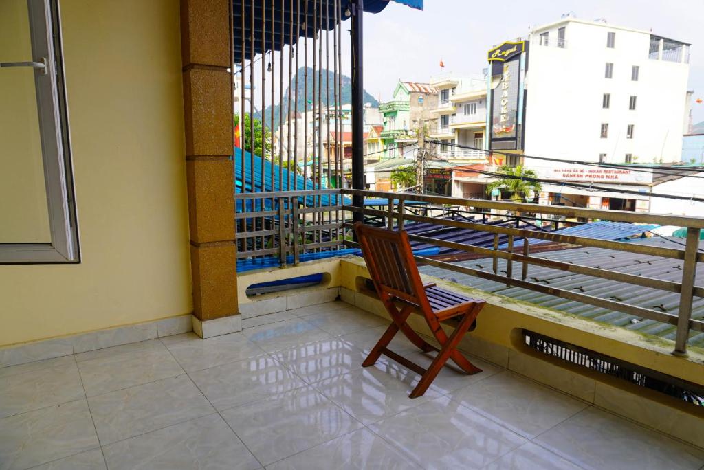 Balkón nebo terasa v ubytování Phong Nha Orient Homestay