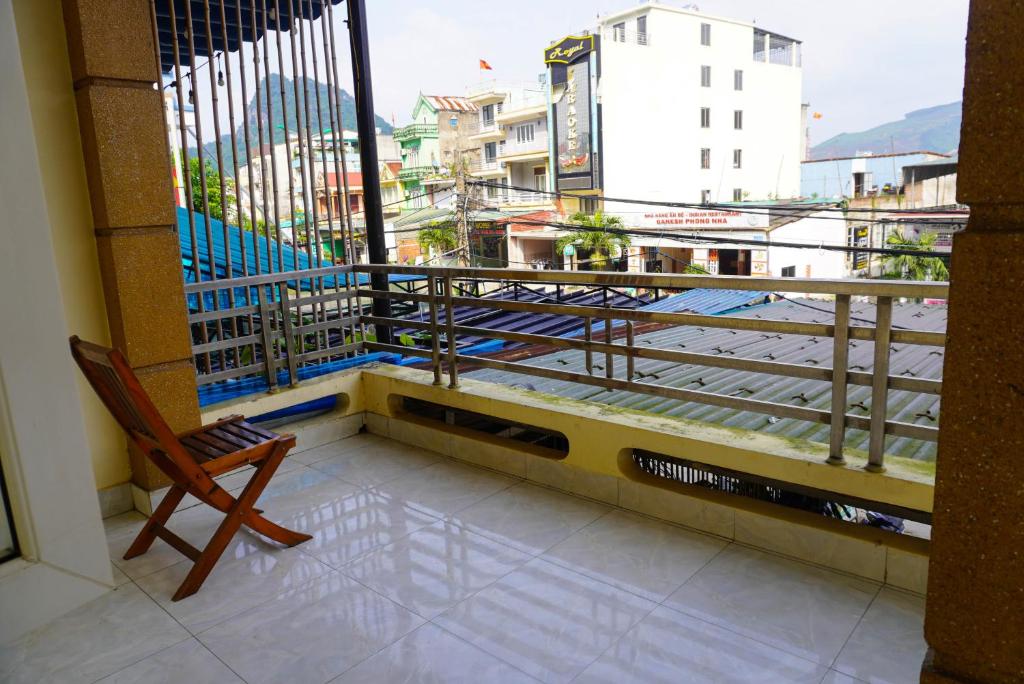 Balkón nebo terasa v ubytování Phong Nha Orient Homestay