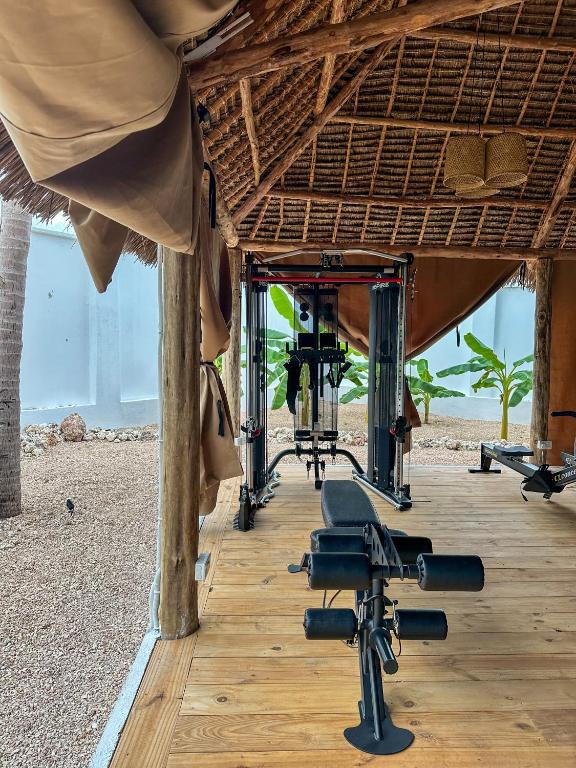 Fitness centrum a/nebo fitness zařízení v ubytování The Oasis Residence
