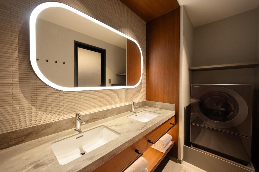 Koupelna v ubytování Namba Oriental Hotel