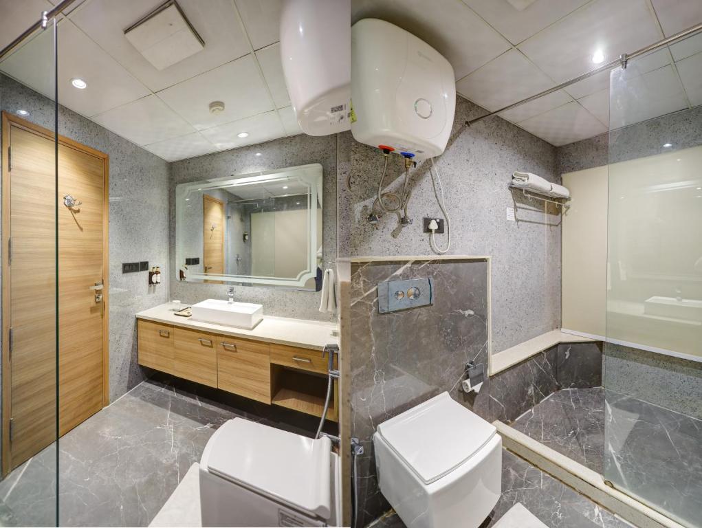 Koupelna v ubytování Hotel 91 Huda City Centre