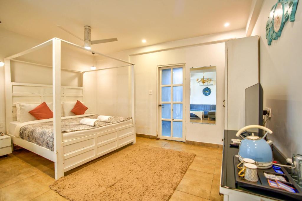Postel nebo postele na pokoji v ubytování Hotel Pajaros Blu