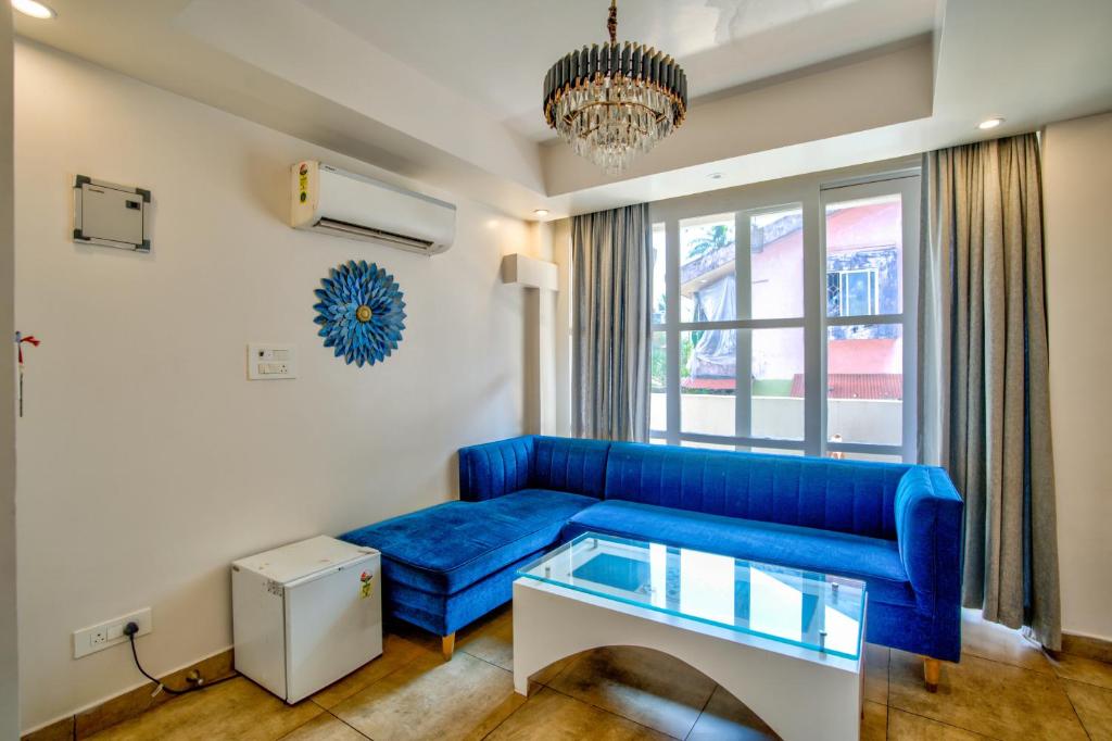 Posezení v ubytování Hotel Pajaros Blu