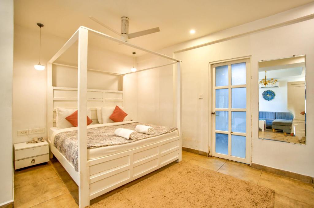 Postel nebo postele na pokoji v ubytování Hotel Pajaros Blu