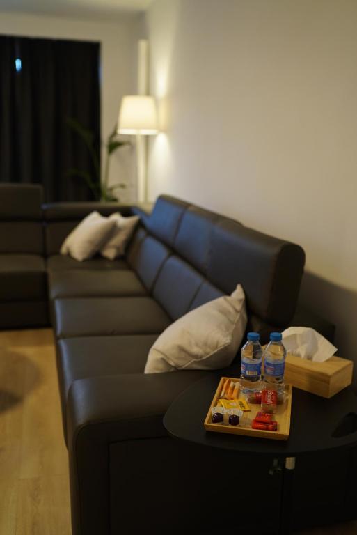 Posezení v ubytování Skyway airport apartments