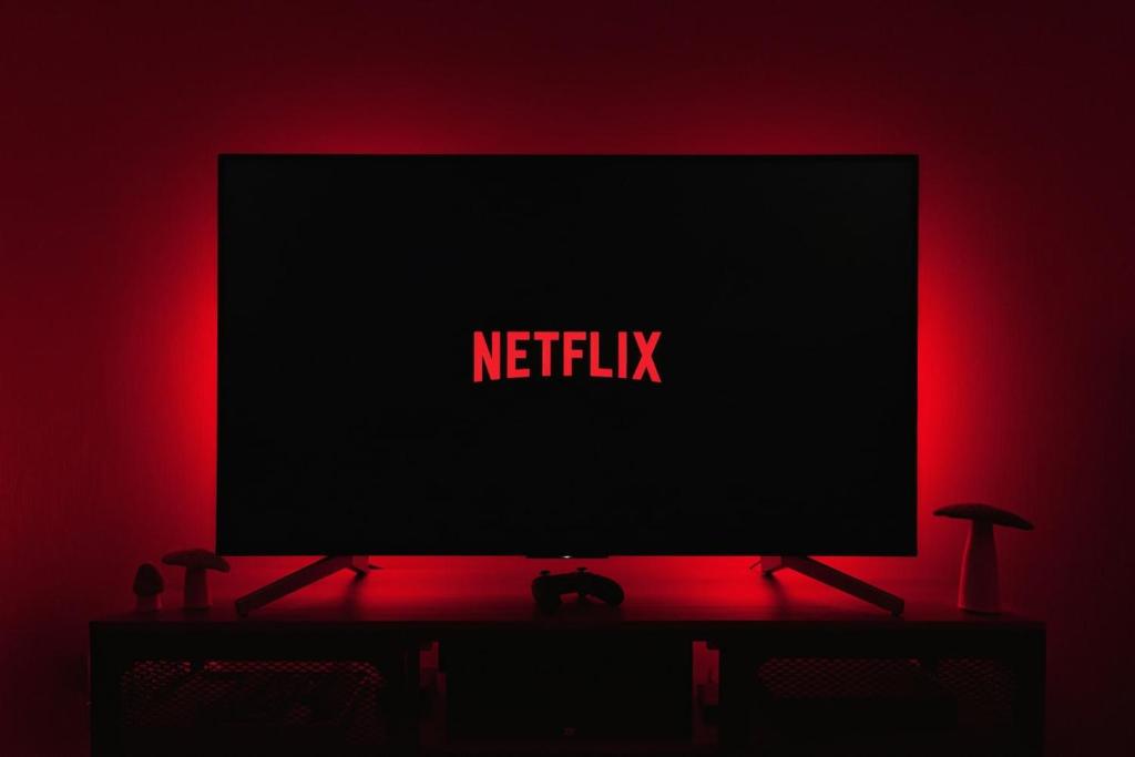 TV a/nebo společenská místnost v ubytování Rodinný apartmán na Šumavě