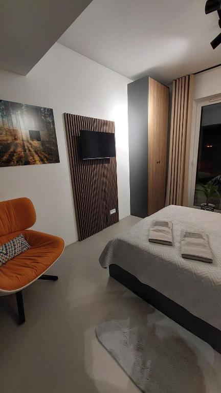 Posteľ alebo postele v izbe v ubytovaní Premium Apartment Eleven